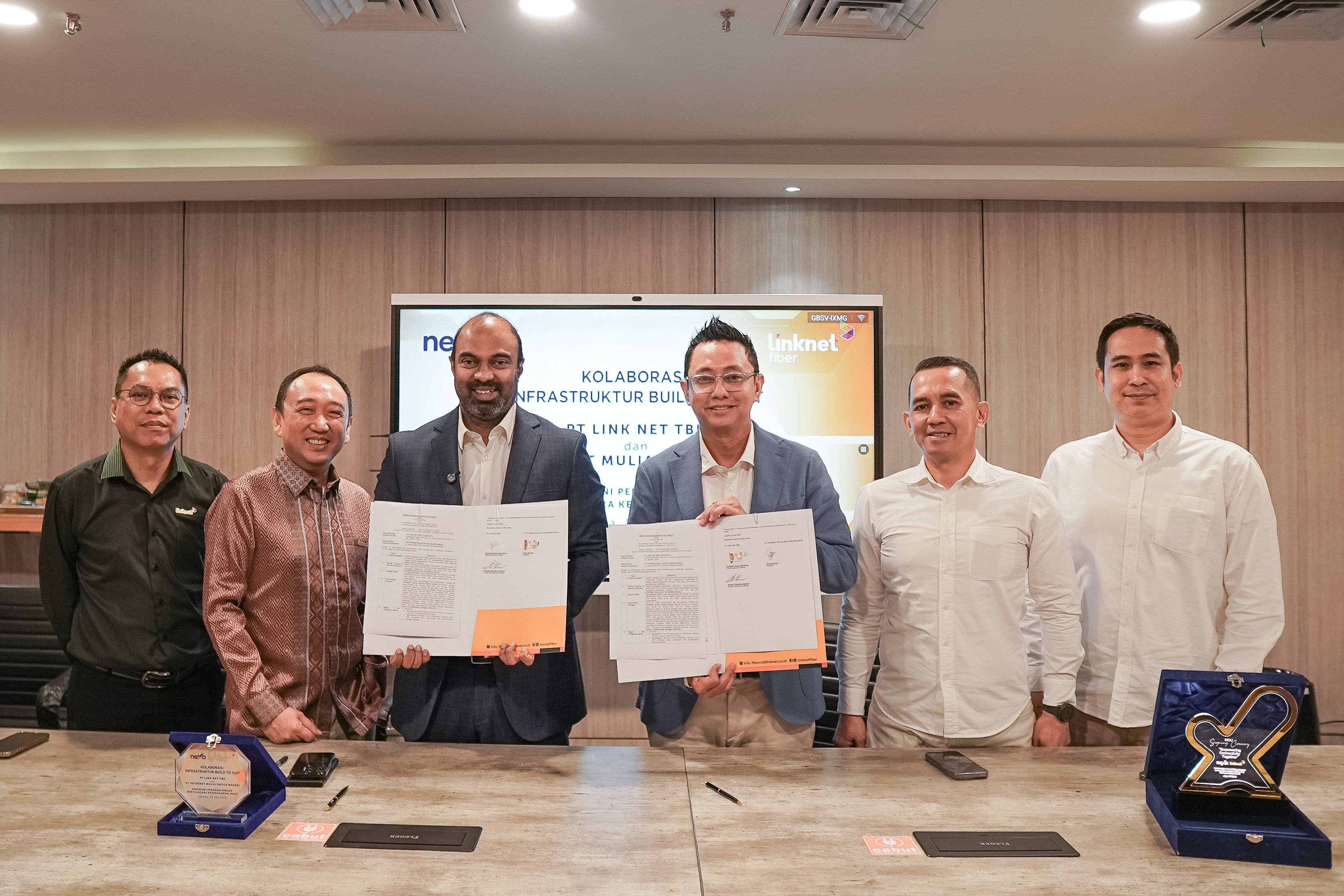 Linknet and Nexa Sign Memorandum of Understanding on ICT Network Infrastructure Cooperation